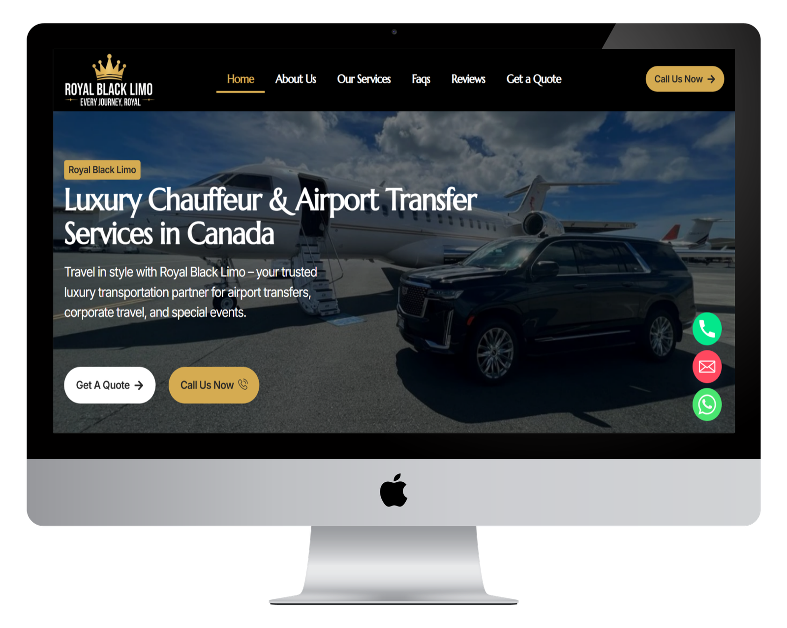 Royal Black Limo